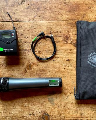 kit set SENNHEISER radiomicrofono GELATO ew 100 G2