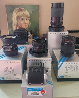 Hasselblad 2000 FC piu' obiettivi 40-80-120-250 CF