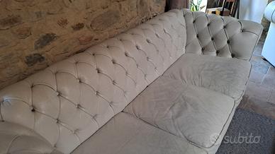 Divano + poltrone chesterfield