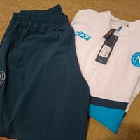 SSC Napoli Tuta Polystretch Bianca 2025/2026