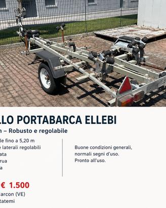Carrello portabarca