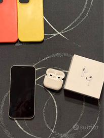Iphone 12 128gb + Airpods + 6 cover