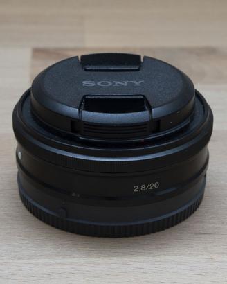Sony E 20mm f/2.8 Pancake SEL20F28 – ottime condiz