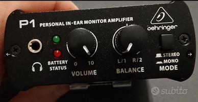 Behringer P1 Powerplay (amplificatore x cuffie)