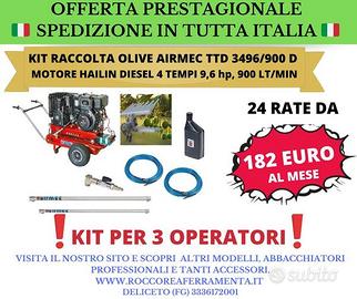 KIT RACCOLTA OLIVE TTD 3496/900 DIESEL.