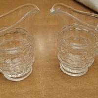 Coppia bicchieri a caraffa con manico vintage