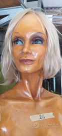 Manichino donna modello realistico vintage anni 70