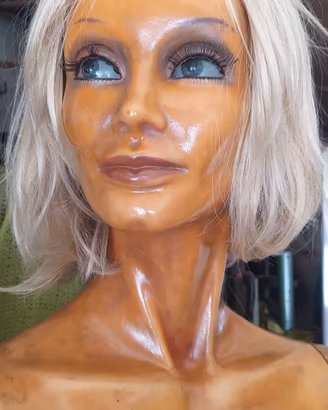 Manichino donna modello realistico vintage anni 70