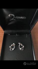 Orecchini cuore 2Jewels