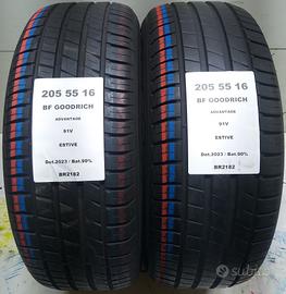 2 GOMME 205 55 16 BF GOODRICH BR2182