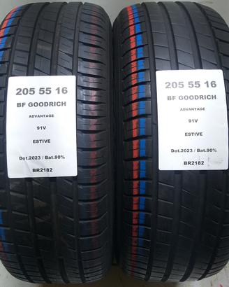 2 GOMME 205 55 16 BF GOODRICH BR2182