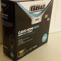 GBC cavo HDMI Full Hd 1080 da 15 Mt 10 GBPS