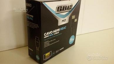 GBC cavo HDMI Full Hd 1080 da 15 Mt 10 GBPS
