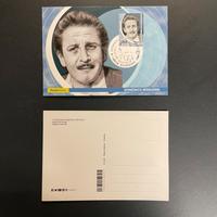 Domenico Modugno francobolli cartolina celebrativa