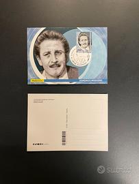 Domenico Modugno francobolli cartolina celebrativa