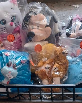 lotto peluche vari