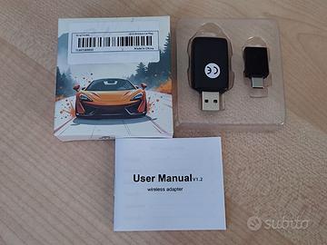 Adattatore Wireless CarPlay 2-in-1