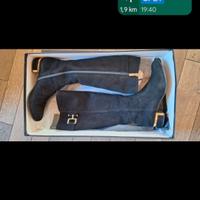 stivale Scamosciato nero  