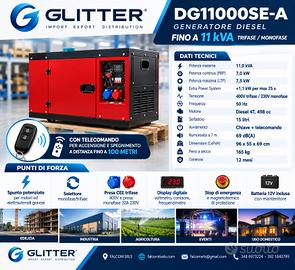 Generatore di  Corrente Diesel 7,5 kw