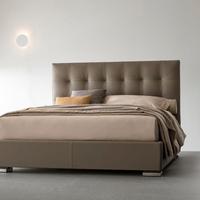 Victor Plus - Letto con testiera alta imbottita