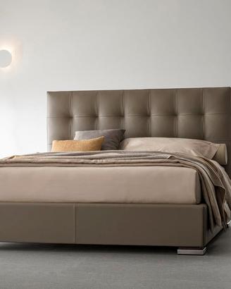 Victor Plus - Letto con testiera alta imbottita
