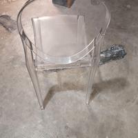 Sedia trasparente kartell