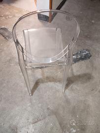 Sedia trasparente kartell
