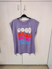 T-shirt donna senza maniche