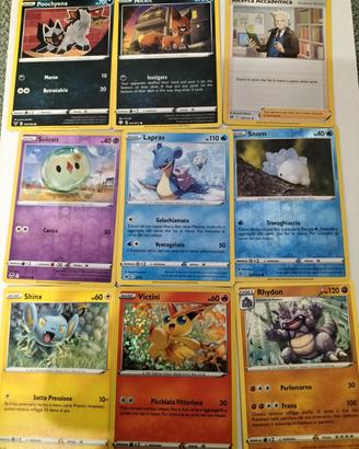 9 carte Pokemon 