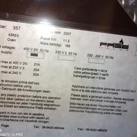 forno elettrico per pizza 