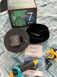Telesin dome port per go pro