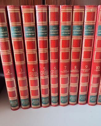 GLI ANIMALI E LA LORO VITA - 11 VOLUMI