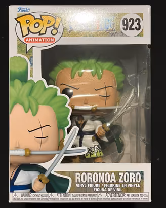 Funko Pop #923 - Roronoa Zoro One Piece prima stam