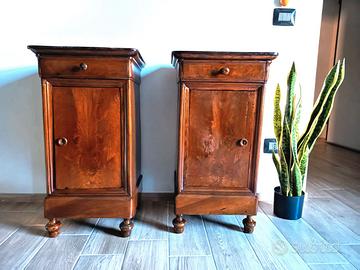 Coppia Comodini Antichi - Restauro Conservativo in