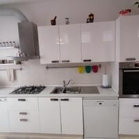 cucina bianca 3 metri