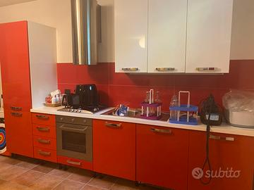 Cucina STOSA 3,5m con elettrodomestici SMEG