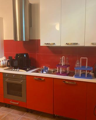 Cucina STOSA 3,5m con elettrodomestici SMEG