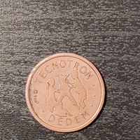 Gettone Tecnotron dedem kiddie rides