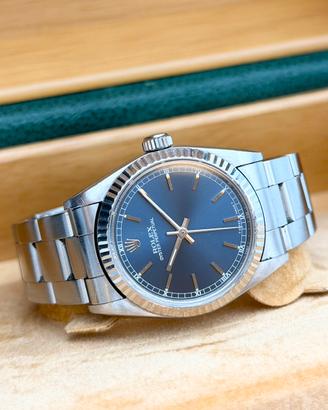 Rolex Oyster Perpetual 31mm, ghiera Oro, Full set