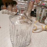 Decanter Vintage in Vetro Molato - anni 70