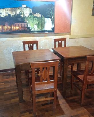 tavoli , Sedie , Sgabelli  VERO  legno massello 