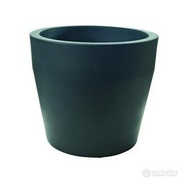 Vaso Tondo ACQUARIO - Ò cm 48x42H in resina-plasti