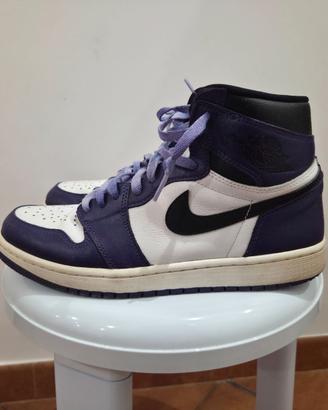 Jordan 1 Retro High Court Purple White