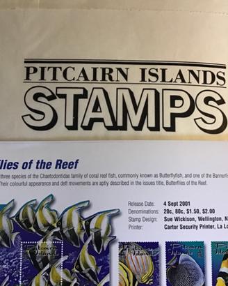 PITCAIRN francobolli colonie Inglesi Lotto