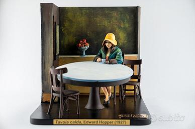 Edward Hopper “Tavola calda” – Diorama 3D in resin