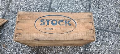 cassetta di legno vintage Stock