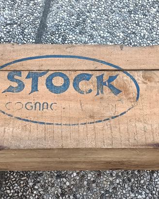 cassetta di legno vintage Stock