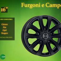 Cerchi in Lega 16" Furgoni e Camper