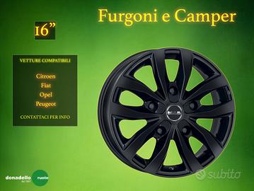 Cerchi in Lega 16" Furgoni e Camper
