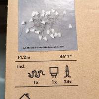 8 confezioni di catena luminosa  KALLT IKEA bianco
